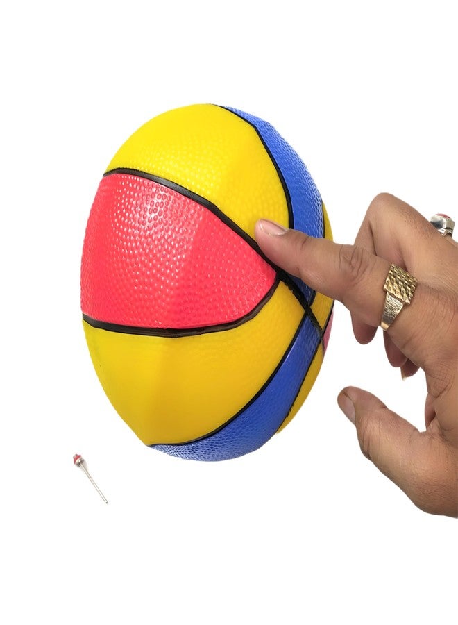 NELSTRAB:- Multi Color Football Playground Balls Kickball for Kids and Adults - for Dodge Ball, Handball, Boys Girls Kids(2-5 Years)(Set of 1) - Image 5